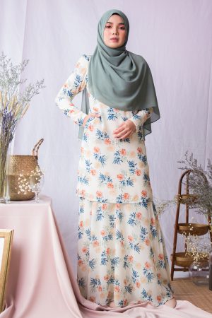 Baju Kurung Moden Adara - Daffodil Yellow