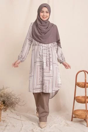 Tunic Adina - Taupe Brown