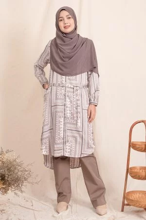 Tunic Adina - Taupe Brown