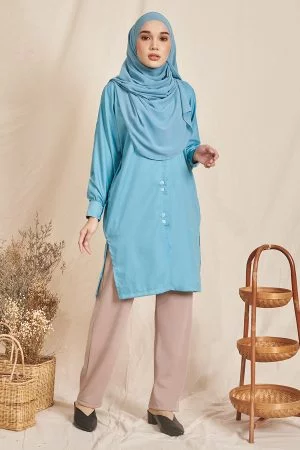 Blouse Majiha - Artic Blue