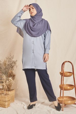 Blouse Majiha - Light Grey