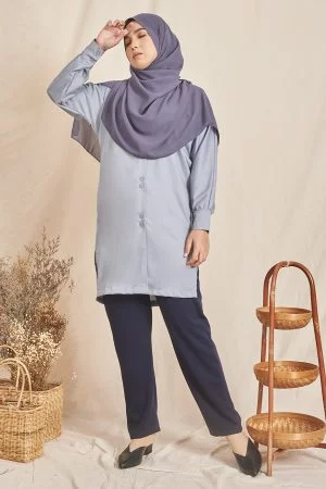 Blouse Majiha - Light Grey