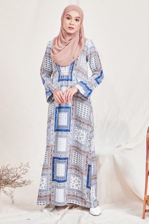 Dress Natiha - Earth Blue