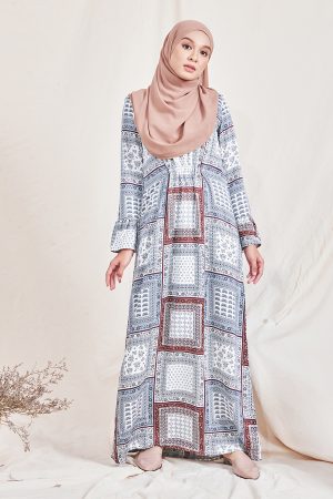 Dress Natiha - Grey Brown