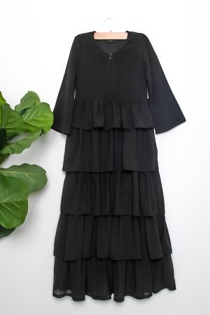 Dress Ruffle Adelfa Kids - Chic Black