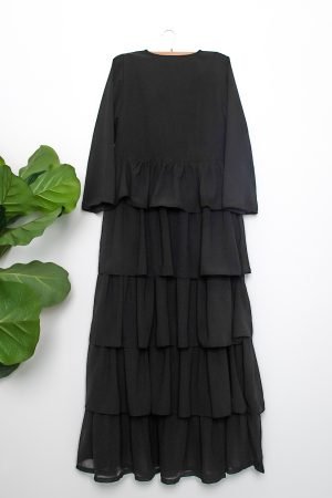 Dress Ruffle Adelfa Kids - Chic Black