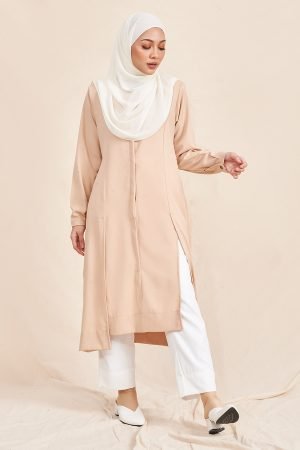 Long Top Latusia Laluna X MCC - Nude Brown