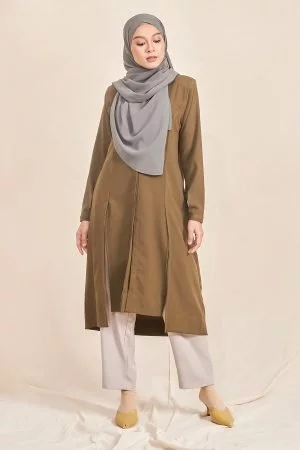 Long Top Latusia Laluna X MCC - Olive Green