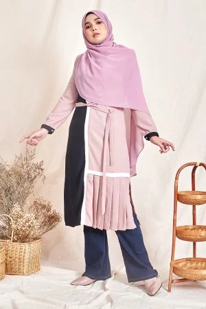 Tunic Mysha - Black Pink