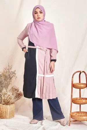 Tunic Mysha - Black Pink