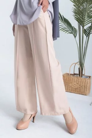 Pants Relax Fit Renia - Nude