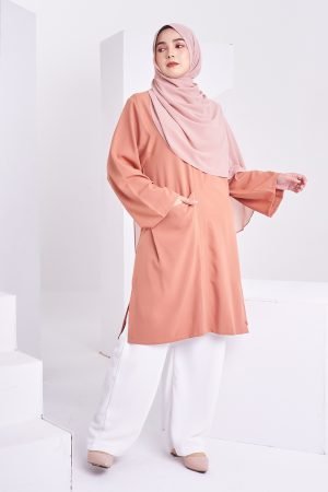 Blouse Leya Laluna X MCC - Caramel Orange