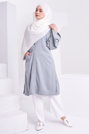 Blouse Leya Laluna X MCC - Steel Grey