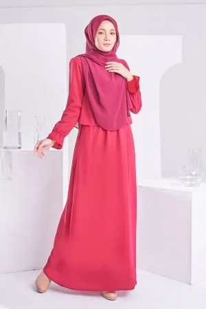 Dress Homey Hora - Scarlet Red