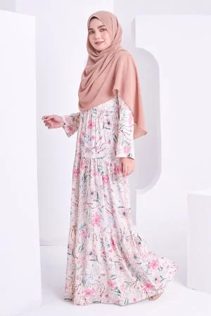 Dress Saleha - Light Nude