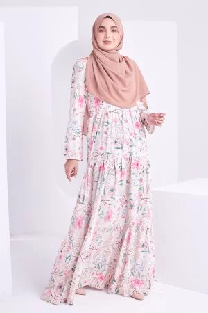 Dress Saleha - Light Nude