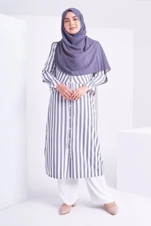 Dress Medi Saheera - Light Grey