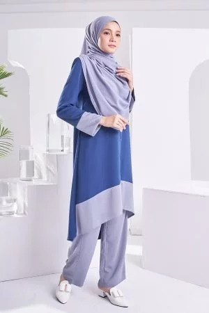 Suit Humairah - Aegen Blue