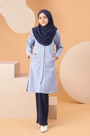 Tunic Denim Demia - Light Blue