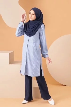 Tunic Denim Demia - Light Blue