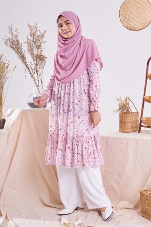 Tunic Homey Harita - Pastel Purple