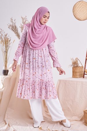 Tunic Homey Harita - Pastel Purple