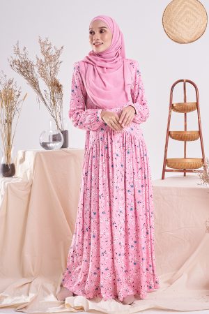 Dress Homey Harita - Cool Pink