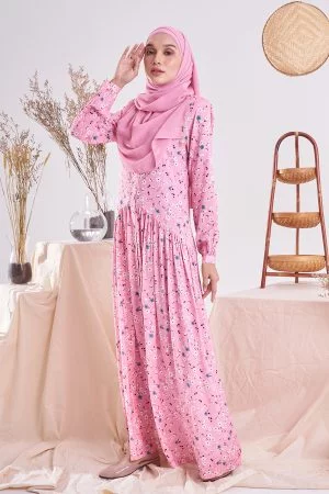 Dress Homey Harita - Cool Pink