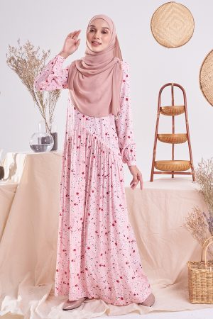 Dress Homey Harita - Light Peach