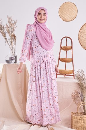 Dress Homey Harita - Pastel Purple