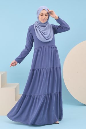 Dress Pleated Mia - Aegen Blue