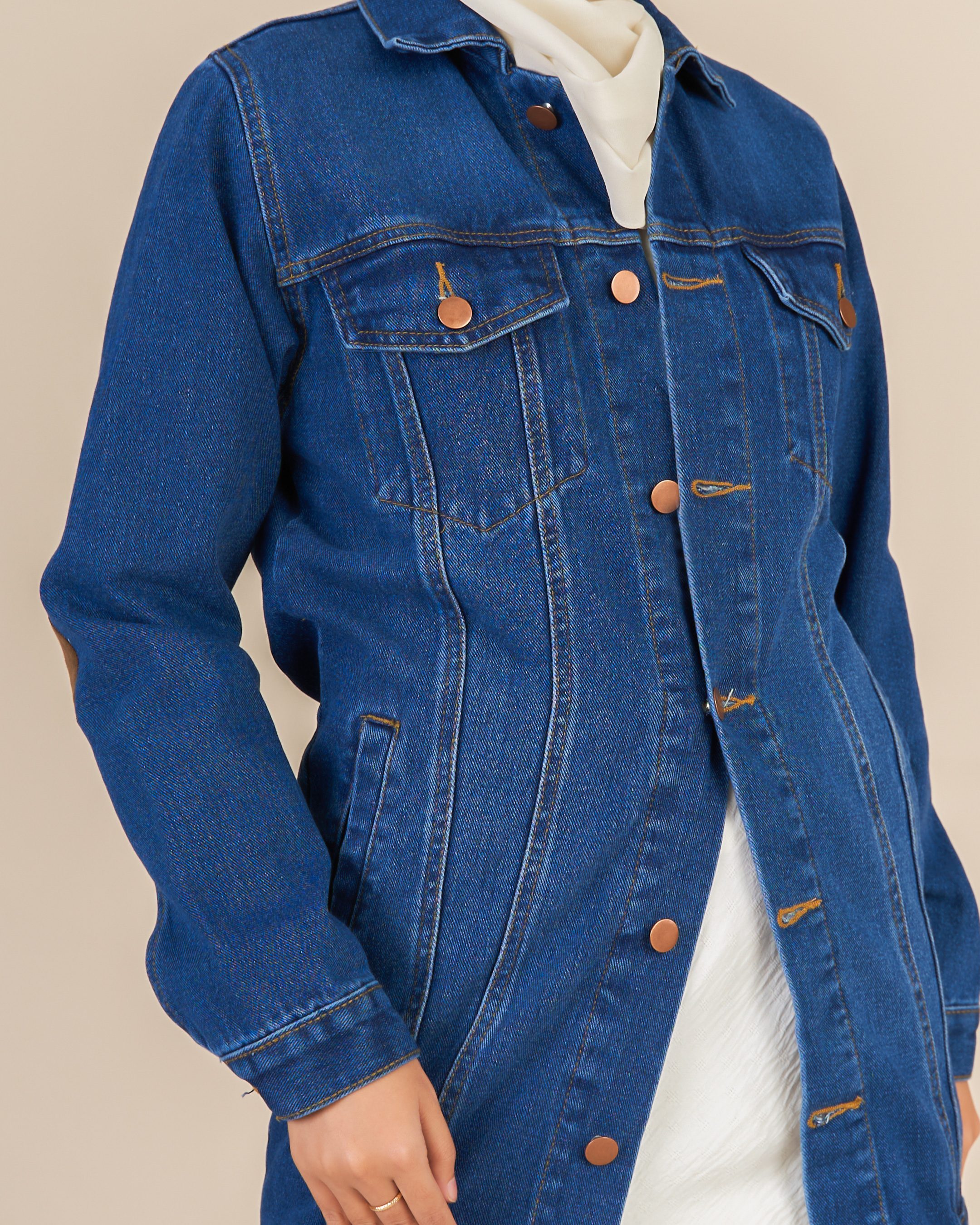 Jacket Denim Jeans Elsie – Bio Wash – MuslimahClothing.Com