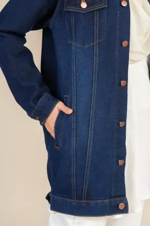 Jacket Denim Jeans Elsie - Inky Blue