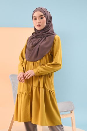 Long Top Litita Laluna X MCC - Honey Mustard