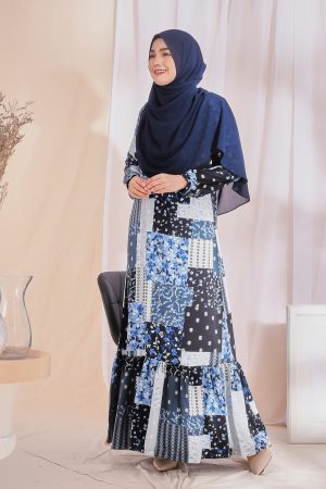 Dress Nelydia - Navy Blue