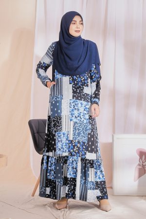 Dress Nelydia - Navy Blue