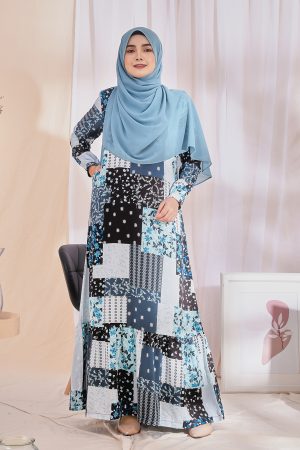 Dress Nelydia - Carolina Blue