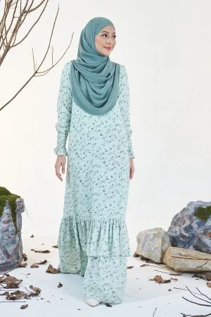 Dress Ruffle Odissa - Mint