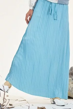 Skirt Pleated Odelina - Bluebird Blue