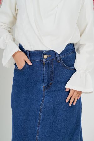 Skirt Jeans Denim Nelia - Flame Blue