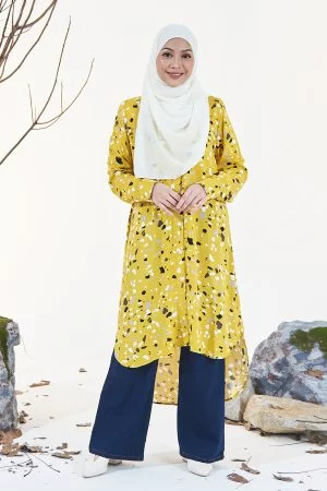 Tunic Hi-Lo Oralia - Bumblebee Yellow