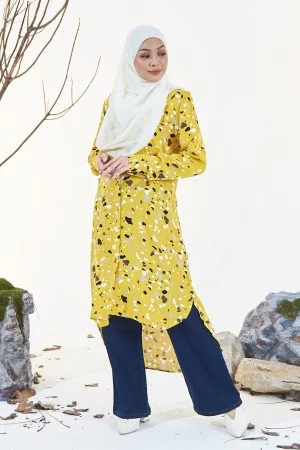 Tunic Hi-Lo Oralia - Bumblebee Yellow