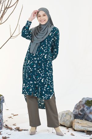 Tunic Hi-Lo Oralia - Peacock Green