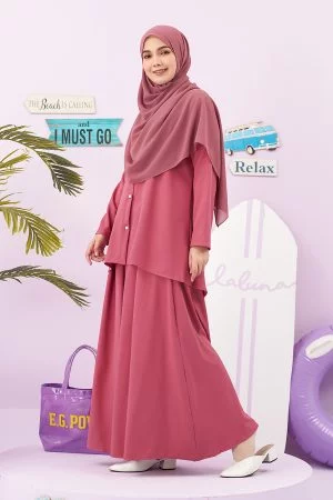 Suit Ulya Laluna X MCC - Bubblegum Pink