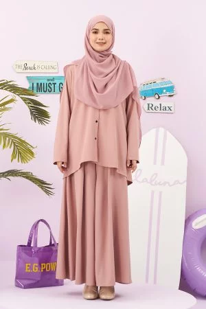 Suit Ulya Laluna X MCC - Pastel Pink