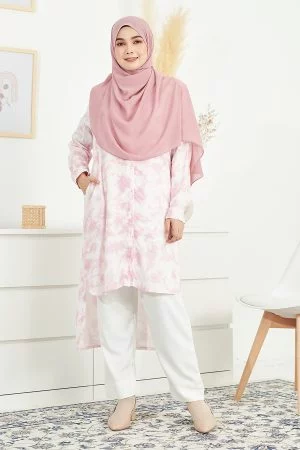 Tunic Hi-Lo Bella - Bubblegum Pink