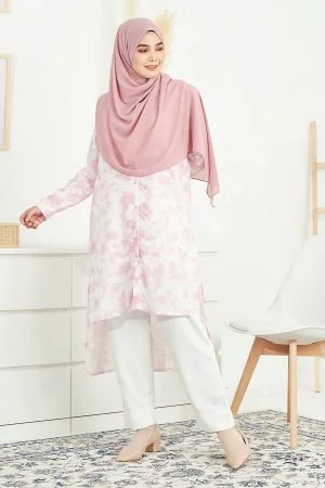 Tunic Hi-Lo Bella - Bubblegum Pink