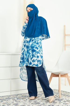 Tunic Hi-Lo Bella - Navy Blue