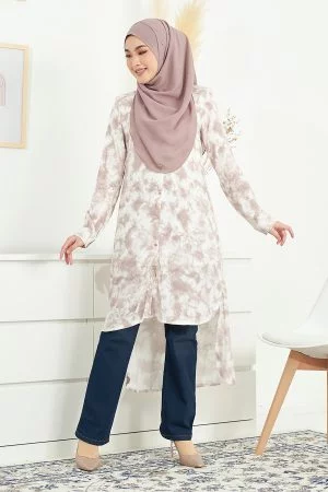 Tunic Hi-Lo Bella - Teepe Brown