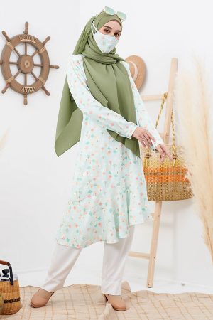 Tunic Ruffle Blissful - Sweet Mint